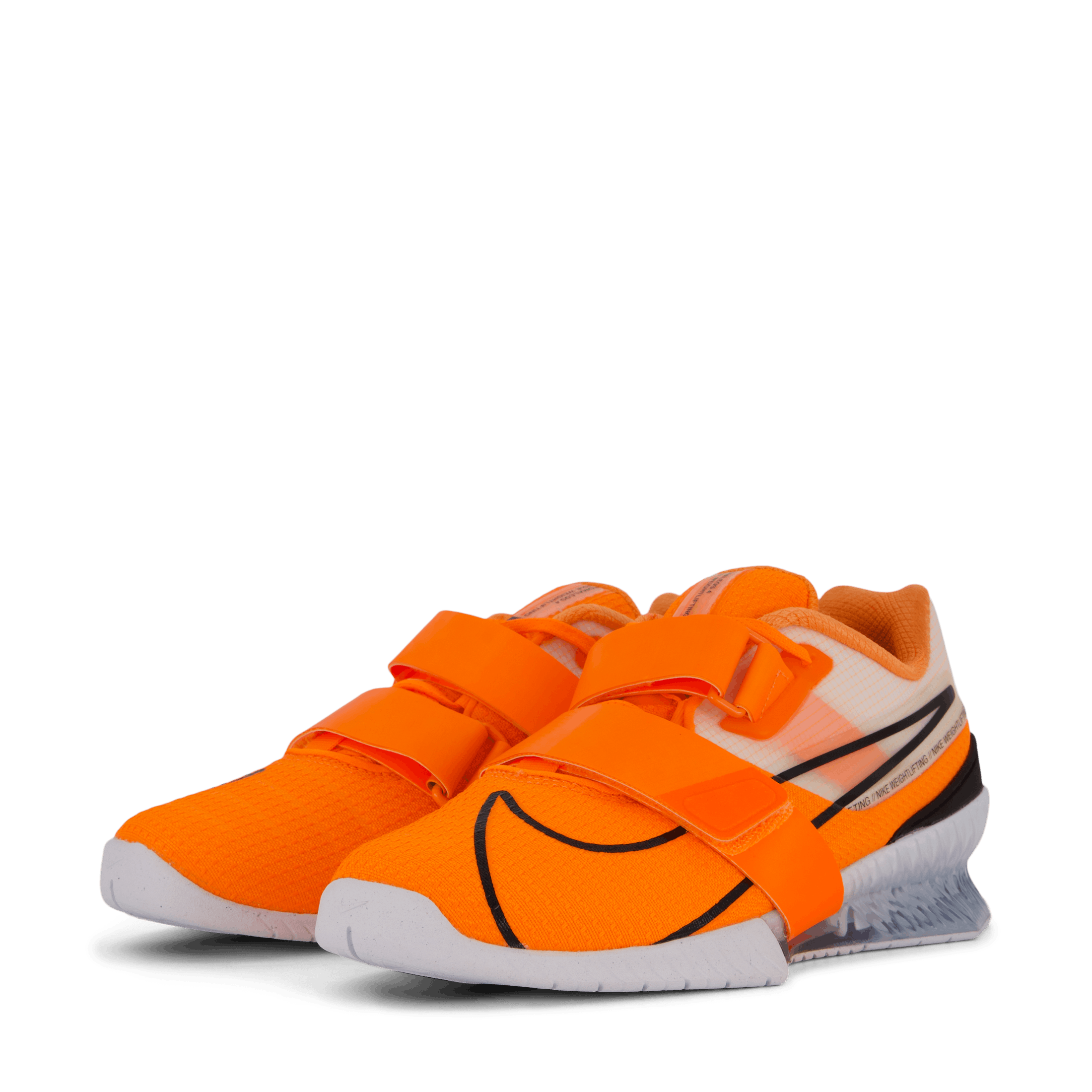 nike romaleos 4 black and orange