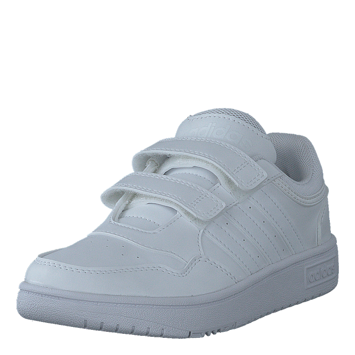 Hoops Lifestyle Basketball Hook-and-Loop Shoes Cloud White / Cloud White / Cloud White