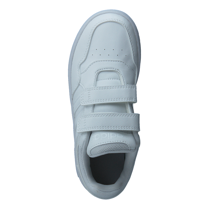 Hoops Lifestyle Basketball Hook-and-Loop Shoes Cloud White / Cloud White / Cloud White