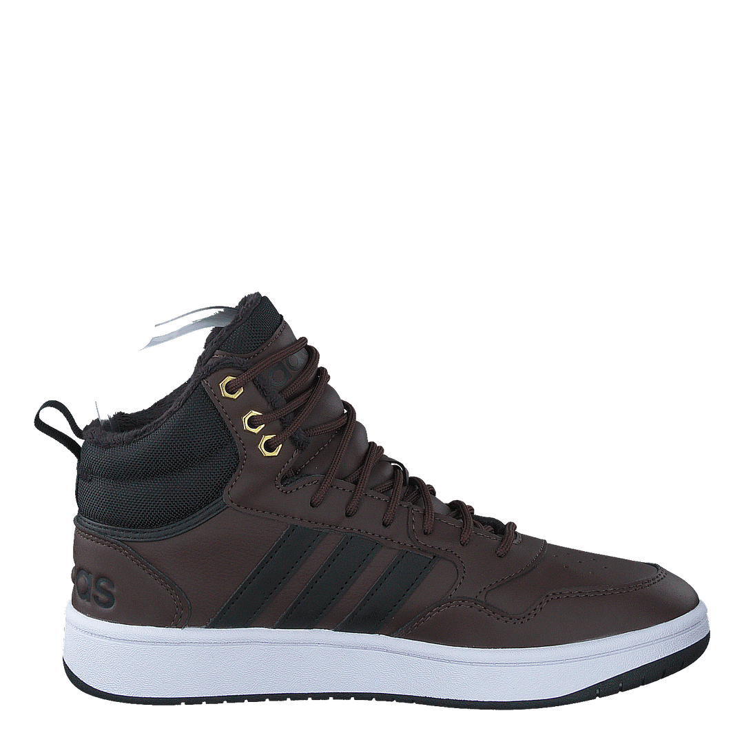 Hoops 3.0 Mid Wtr Brown/cblack/goldmt