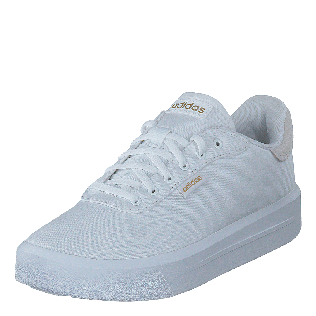 Court Platform CLN Shoes Cloud White / Gold Metallic / Core Black