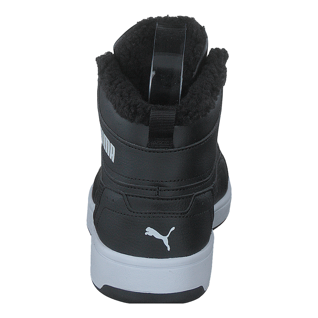 Puma Rebound Joy Fur Jr Puma Black puma White