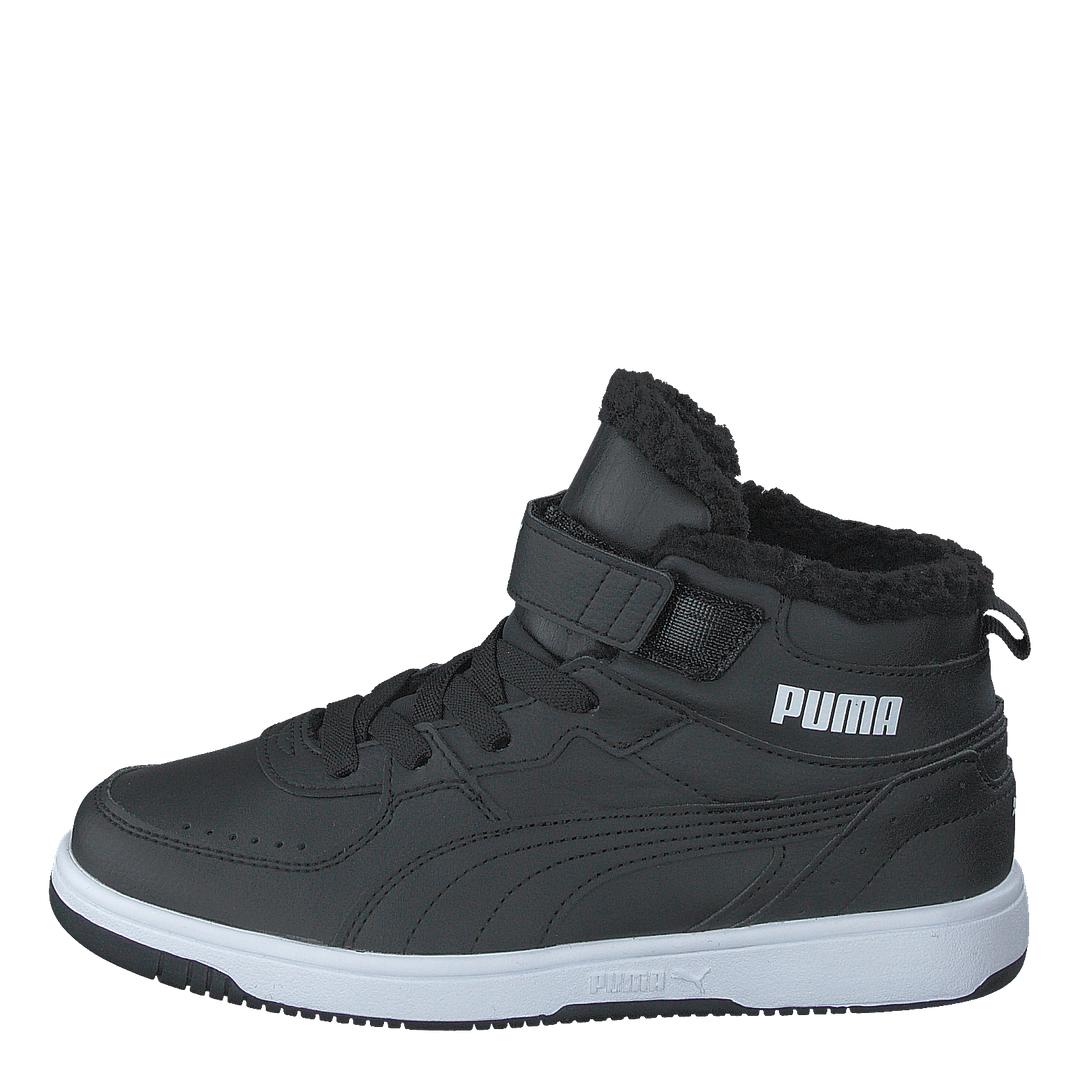 Puma Rebound Joy Fur Ps Puma Black-puma White