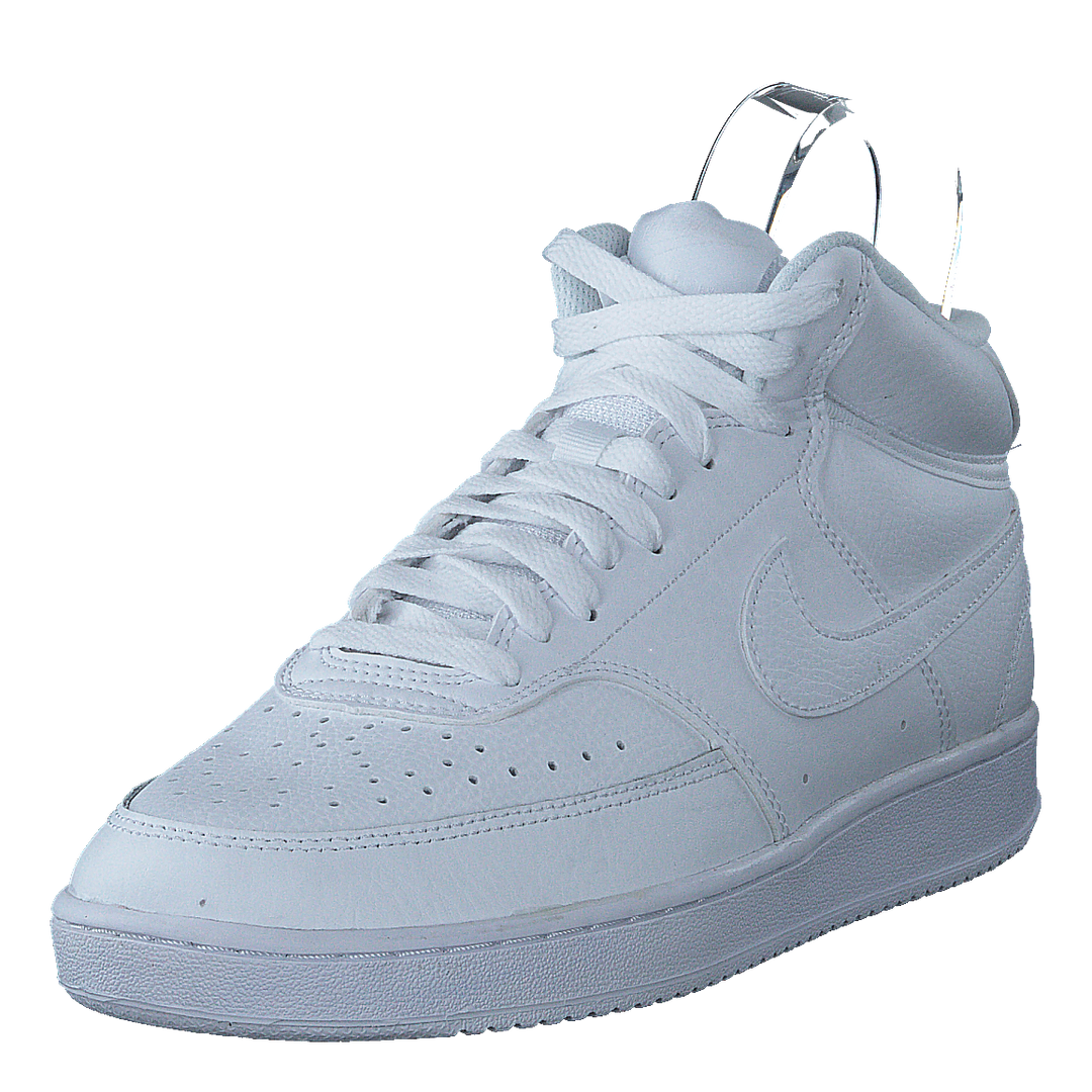 NikeCourt Vision Mid Women's Shoes WHITE/WHITE-WHITE