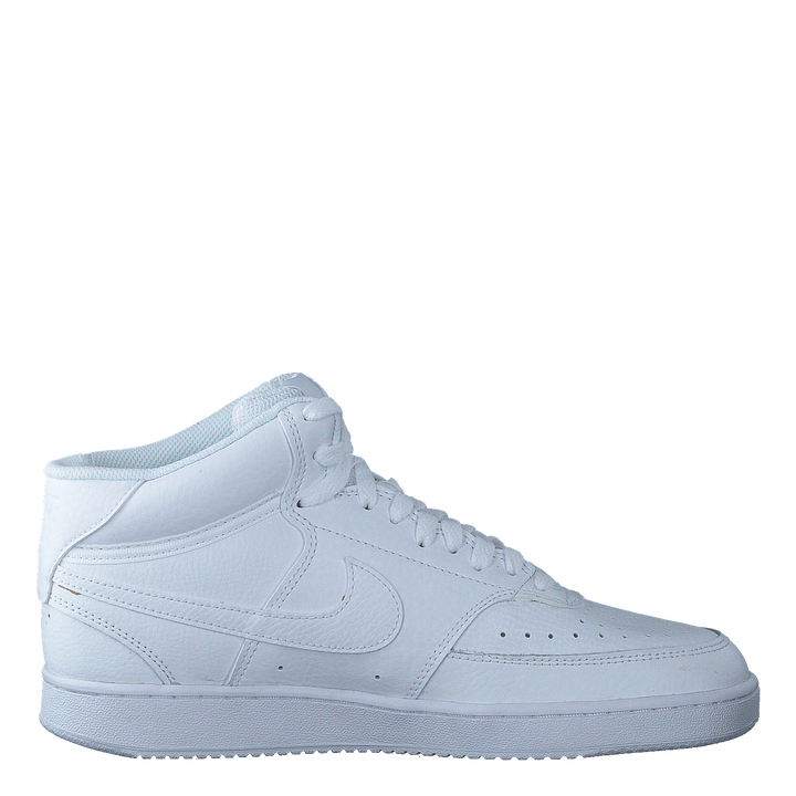 NikeCourt Vision Mid Women's Shoes WHITE/WHITE-WHITE