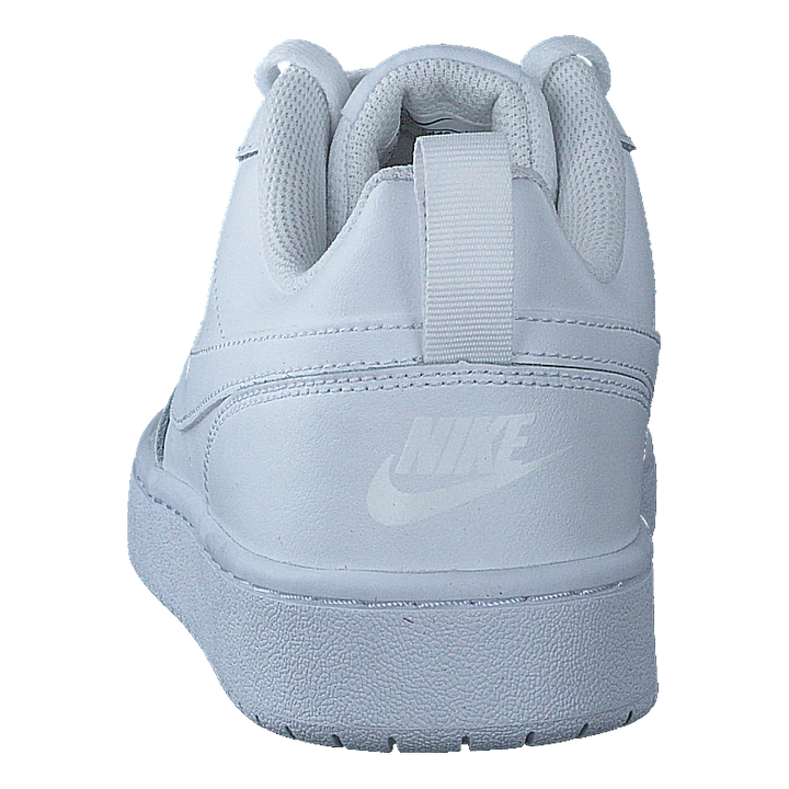 Court Borough Low 2 Big Kids' Shoes WHITE/WHITE-WHITE