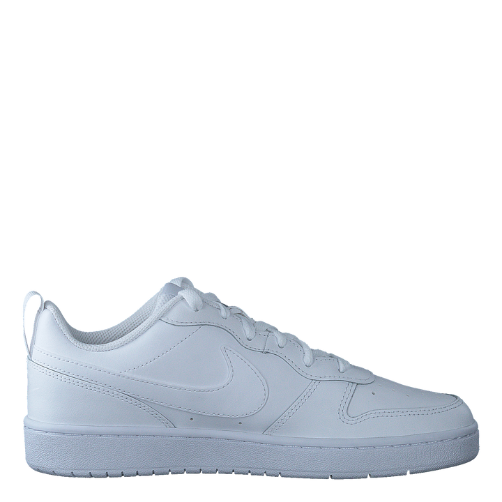 Court Borough Low 2 Big Kids' Shoes WHITE/WHITE-WHITE