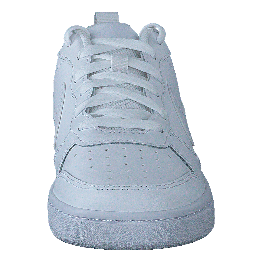 Court Borough Low 2 Big Kids' Shoes WHITE/WHITE-WHITE