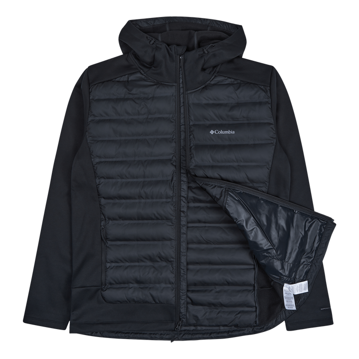 Out-shield™ Insulated Full Zip Shield Hybrid Hoodie-black