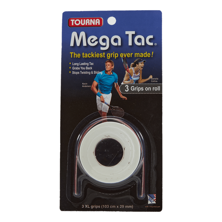 Tourna Mega Tac 3-pack White