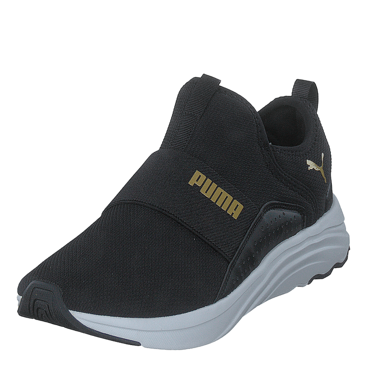 Softride Sophia Slip-on Wn's Puma Black-puma Team Gold