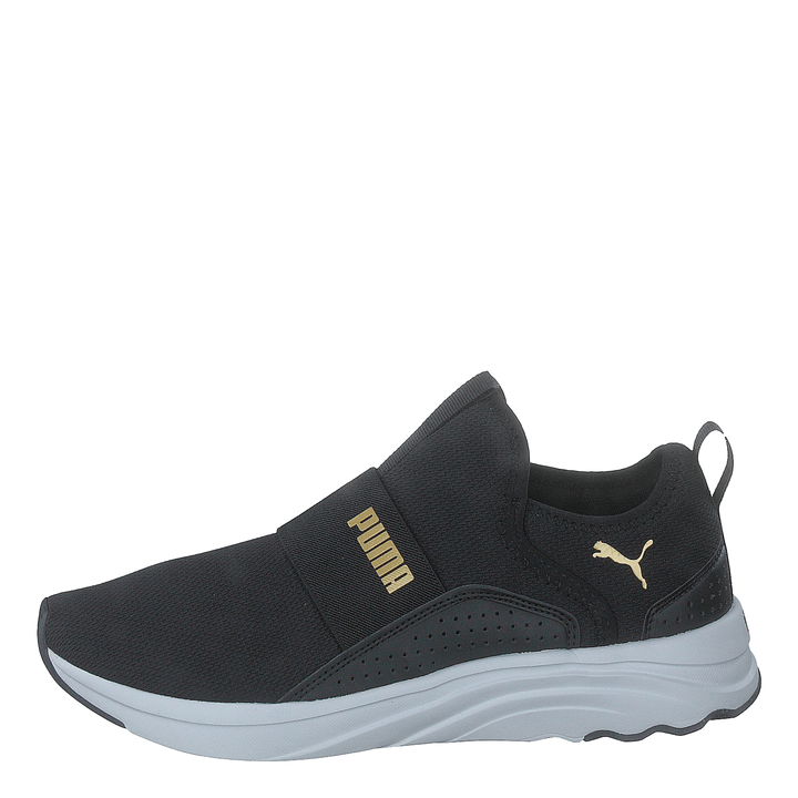 Softride Sophia Slip-on Wn's Puma Black-puma Team Gold