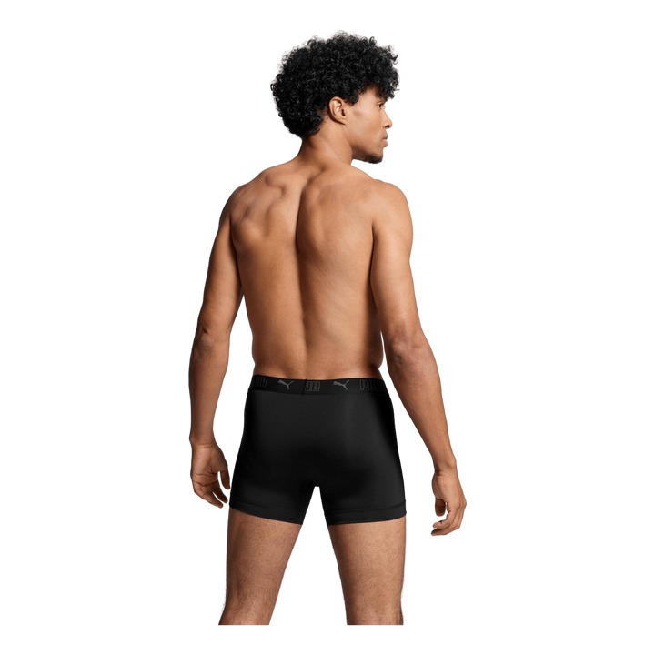 Sport Microfiber Boxer 2p Black