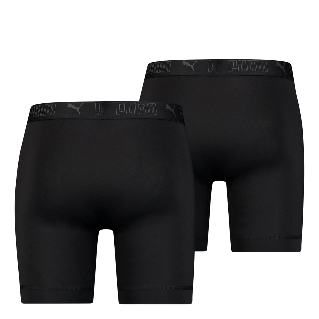 Sport Microfiber Long Boxer 2p Black