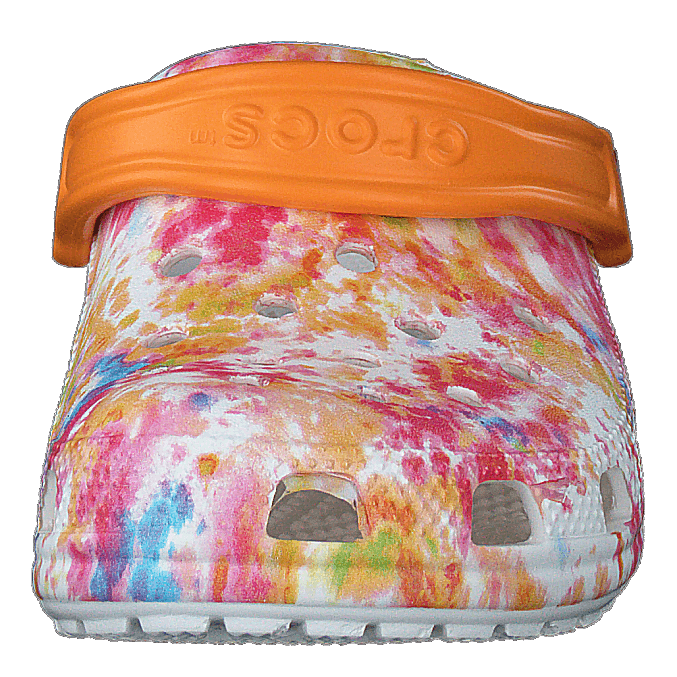 Classic Tiedye Graphic Clog K Orange Zing/multi