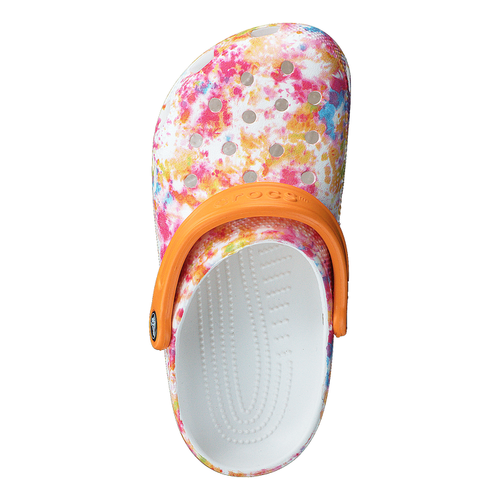 Classic Tiedye Graphic Clog K Orange Zing/multi