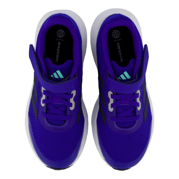 RunFalcon 3.0 Elastic Lace Top Strap Shoes Lucid Blue / Legend Ink / Cloud White