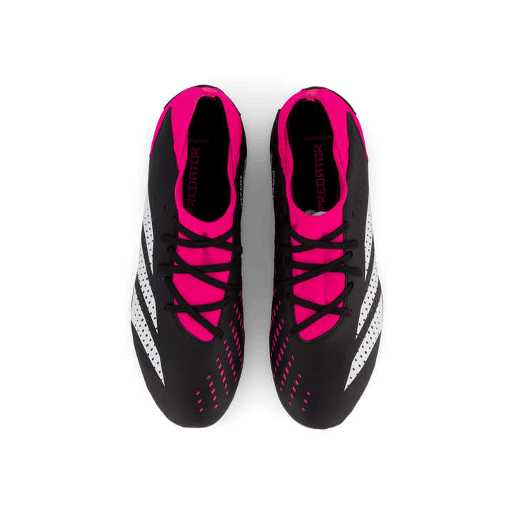 Predator Accuracy.3 Firm Ground Boots Core Black / Cloud White / Team Shock Pink 2