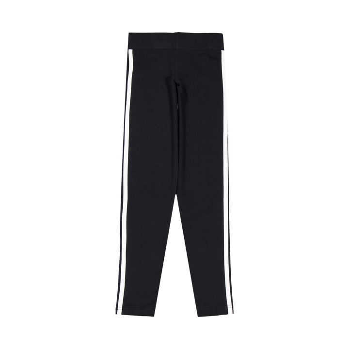 Essentials 3-Stripes Cotton Leggings Black