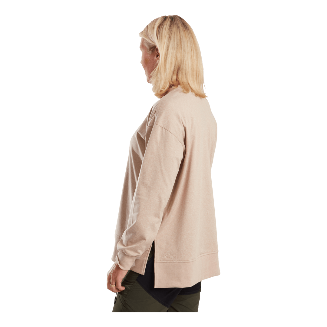 Rose Reco Sweatshirt Cream Beige