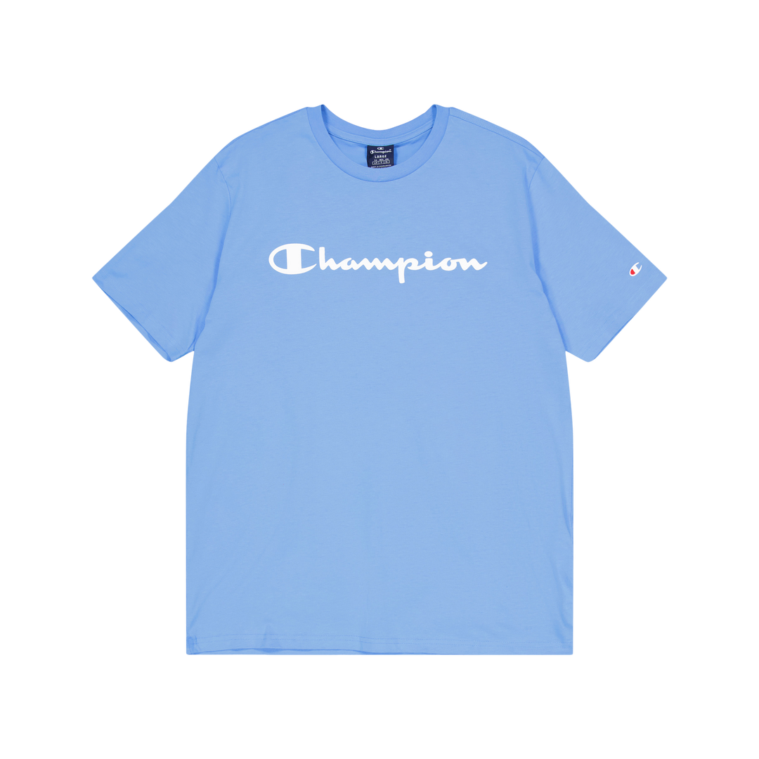 Crewneck T-shirt Azure Blue