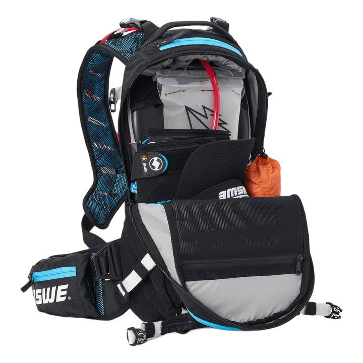 Flow 16l Mtb Protector Pack Black/malmoe Blue