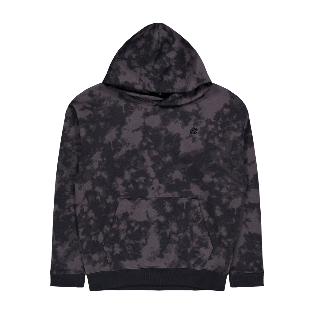 Curry Acid Wash Hoodie Jet