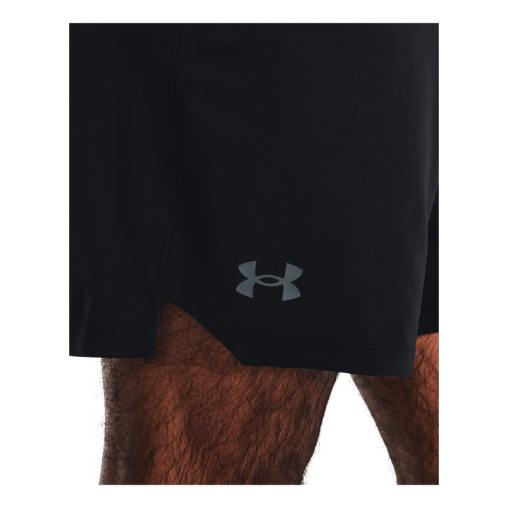 Ua Vanish Woven 6in Shorts Black