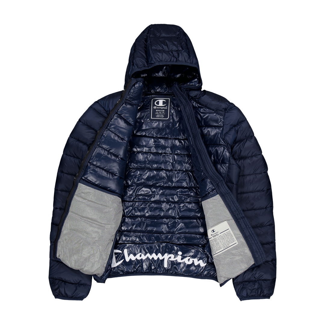 Champion jacket blue sale