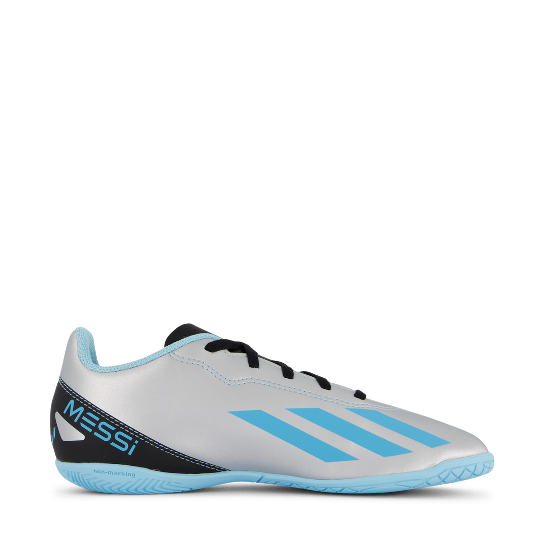 X Crazyfast Messi.4 Indoor Boots Silver Met.