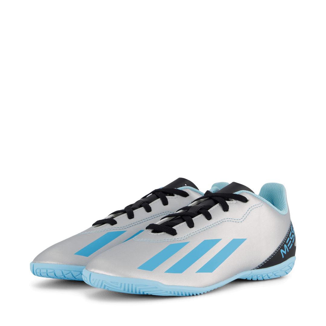 X Crazyfast Messi.4 Indoor Boots Silver Met.