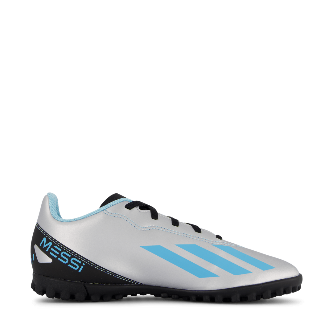 X Crazyfast Messi.4 Turf Boots Silver Met.