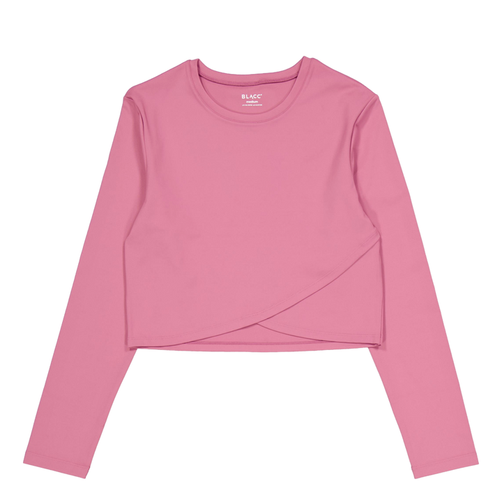 Ella Overlap Long Sleeve Top Mellow Mauve