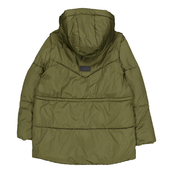 Maya Padded Hybrid Jacket Olive Night