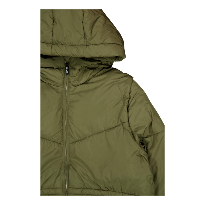 Maya Padded Hybrid Jacket Olive Night