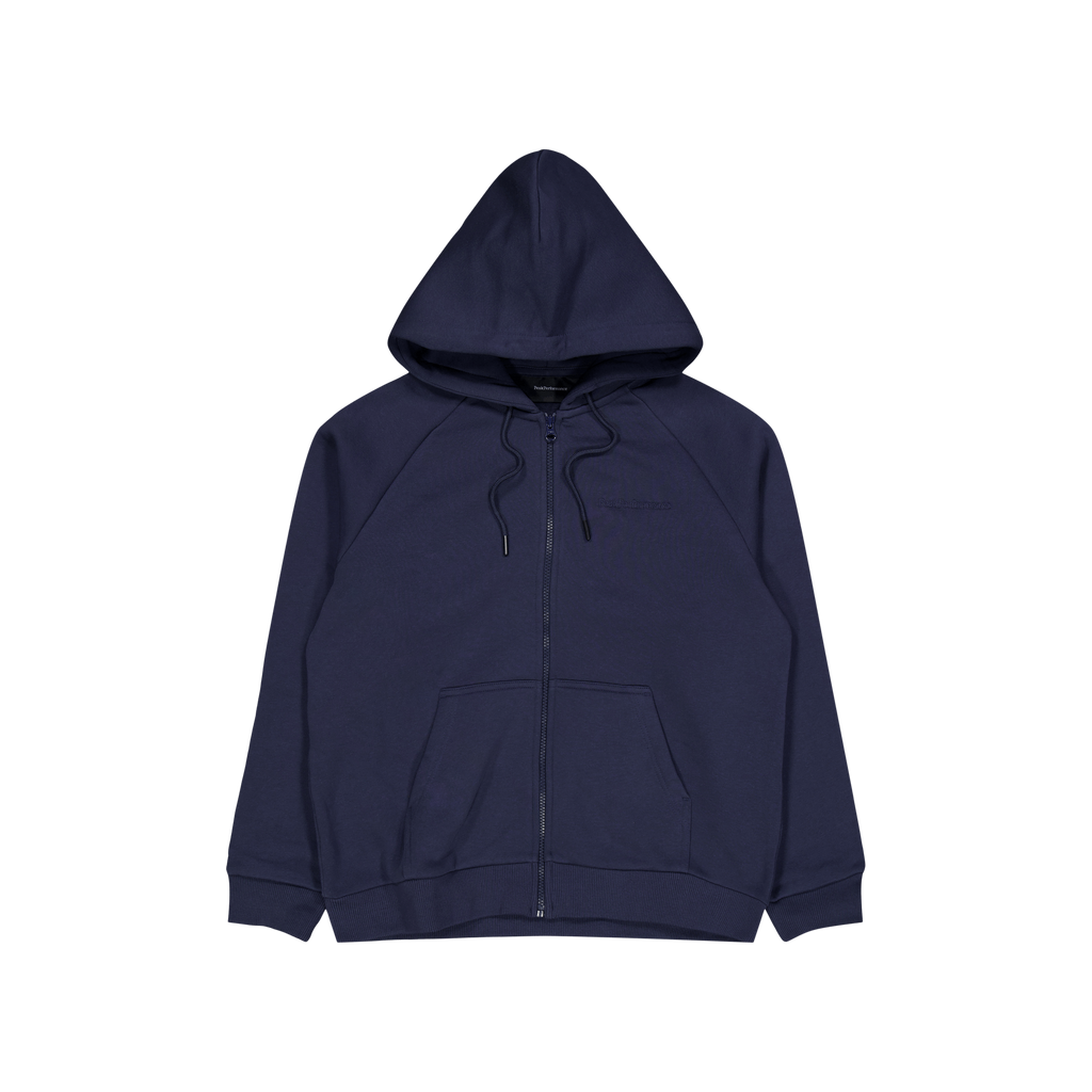 W Original Small Logo Zip Blue Shadow