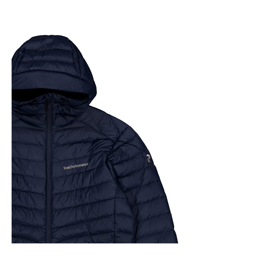 Peak Performance M Frost Down Hood Jacket Blue Shadow Sportamore