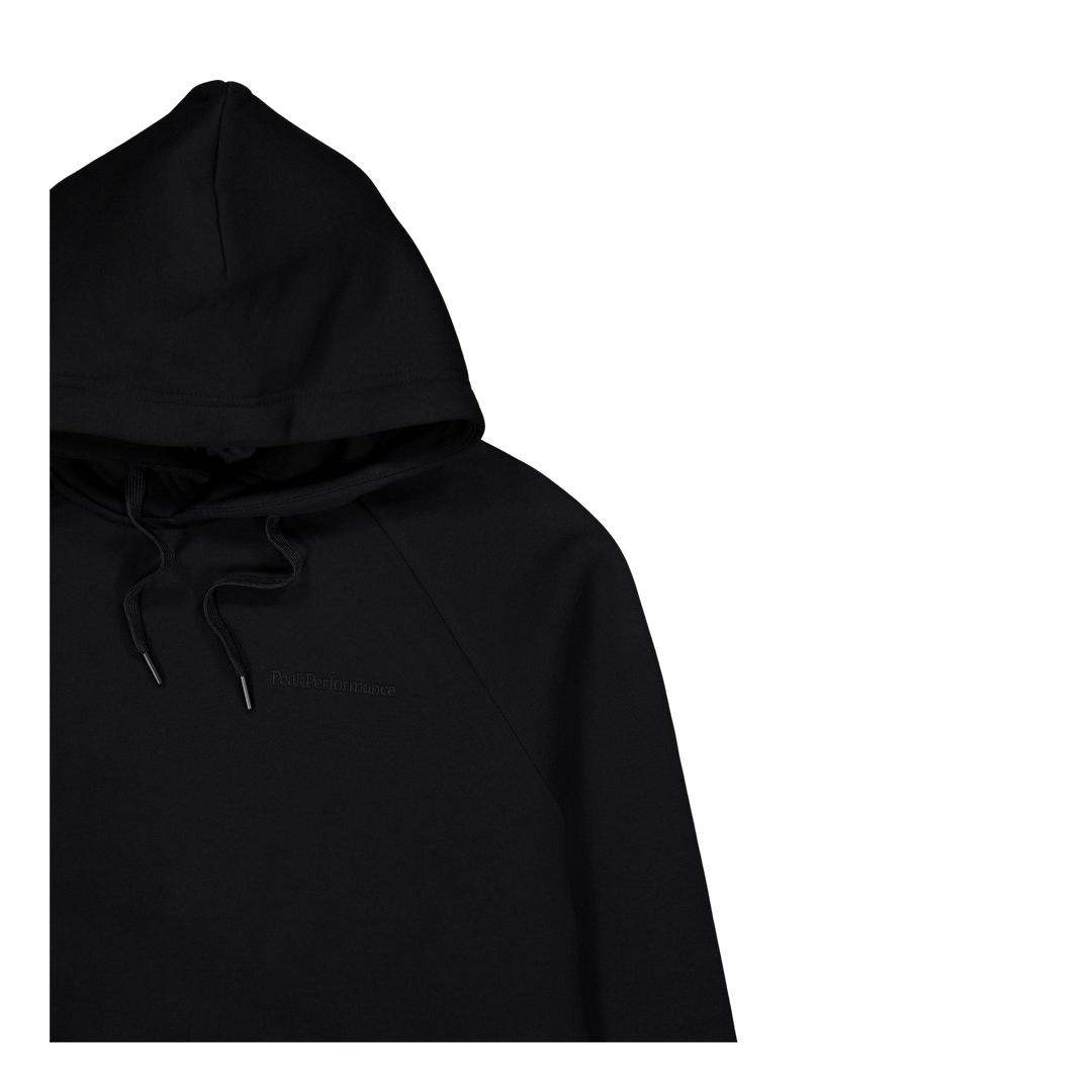 Peak Performance M Original Small Logo Hood Black Sportamore