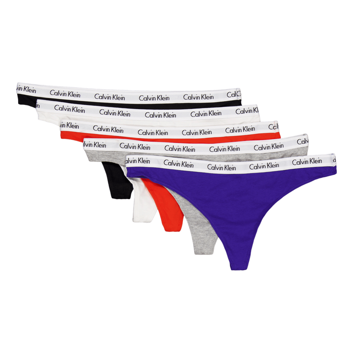 Carousel Thong 5pk Multi