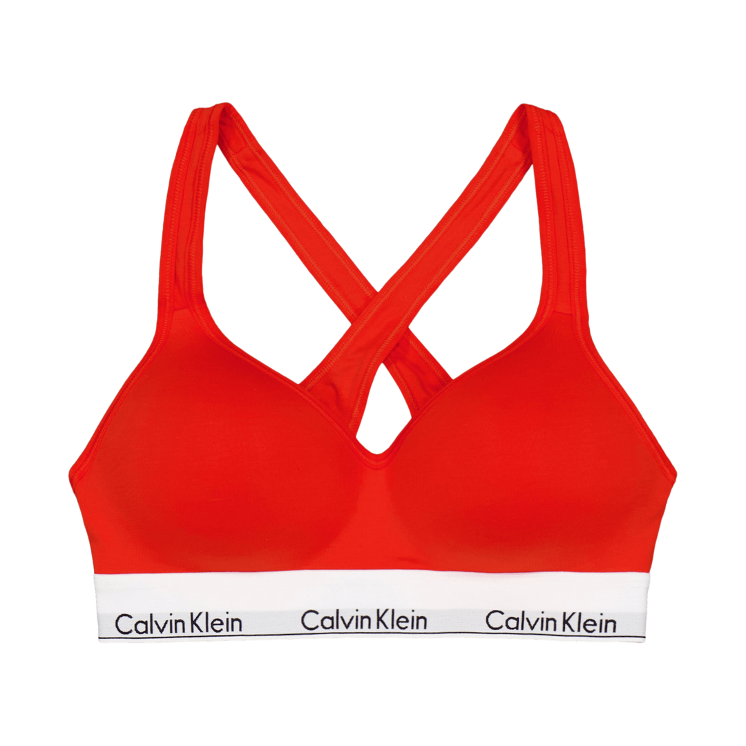 Calvin Klein Modern Cotton Lift Bralette - Charcoal Heather/Topaz Gemstone  – Potters of Buxton