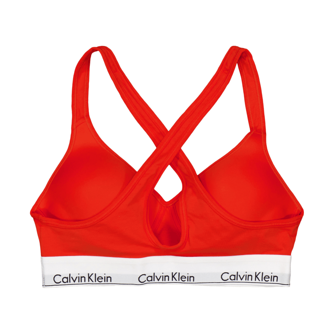 Calvin Klein Modern Cotton Lift Bralette Orange –