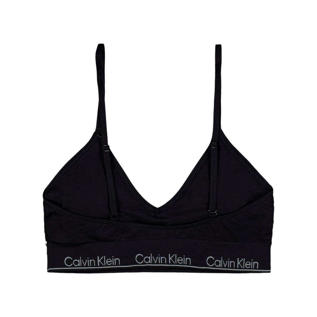 Calvin Klein Modern Seamless Lightly Lined Bralette in Black