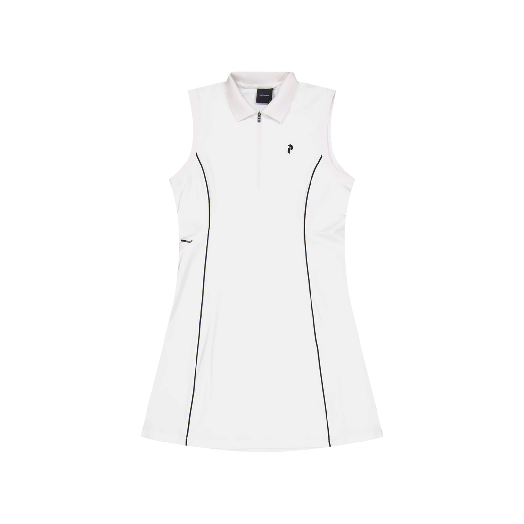 W Pique Dress White