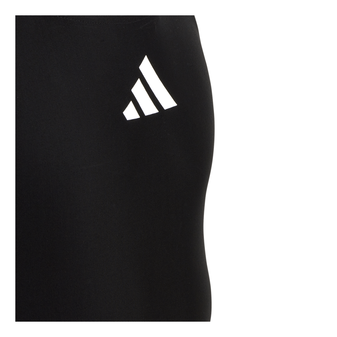 Solid Small Logo Swimsuit Black / White
