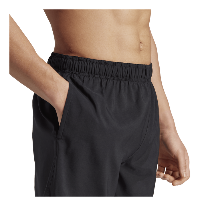 Solid CLX Short-Length Swim Shorts Black / Lucid Lemon