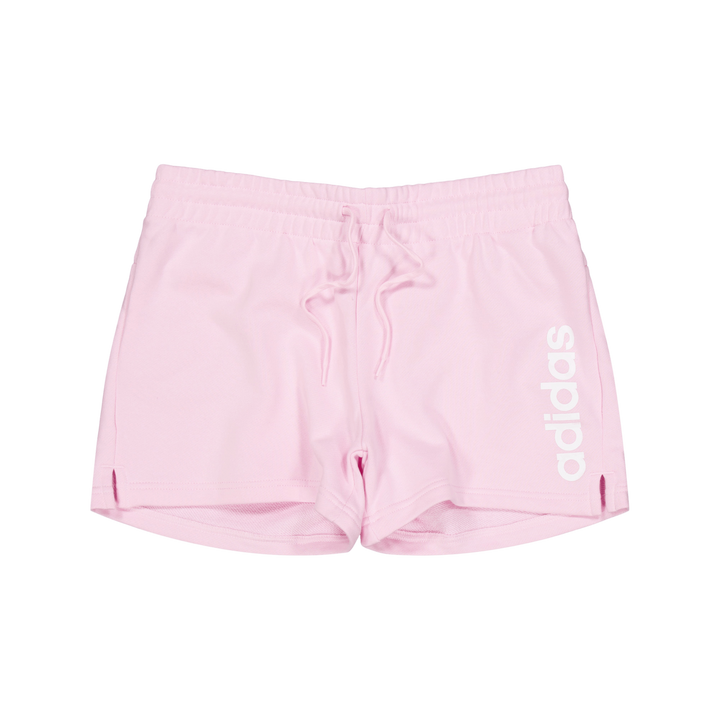 Essentials Linear French Terry Shorts Clear Pink / White
