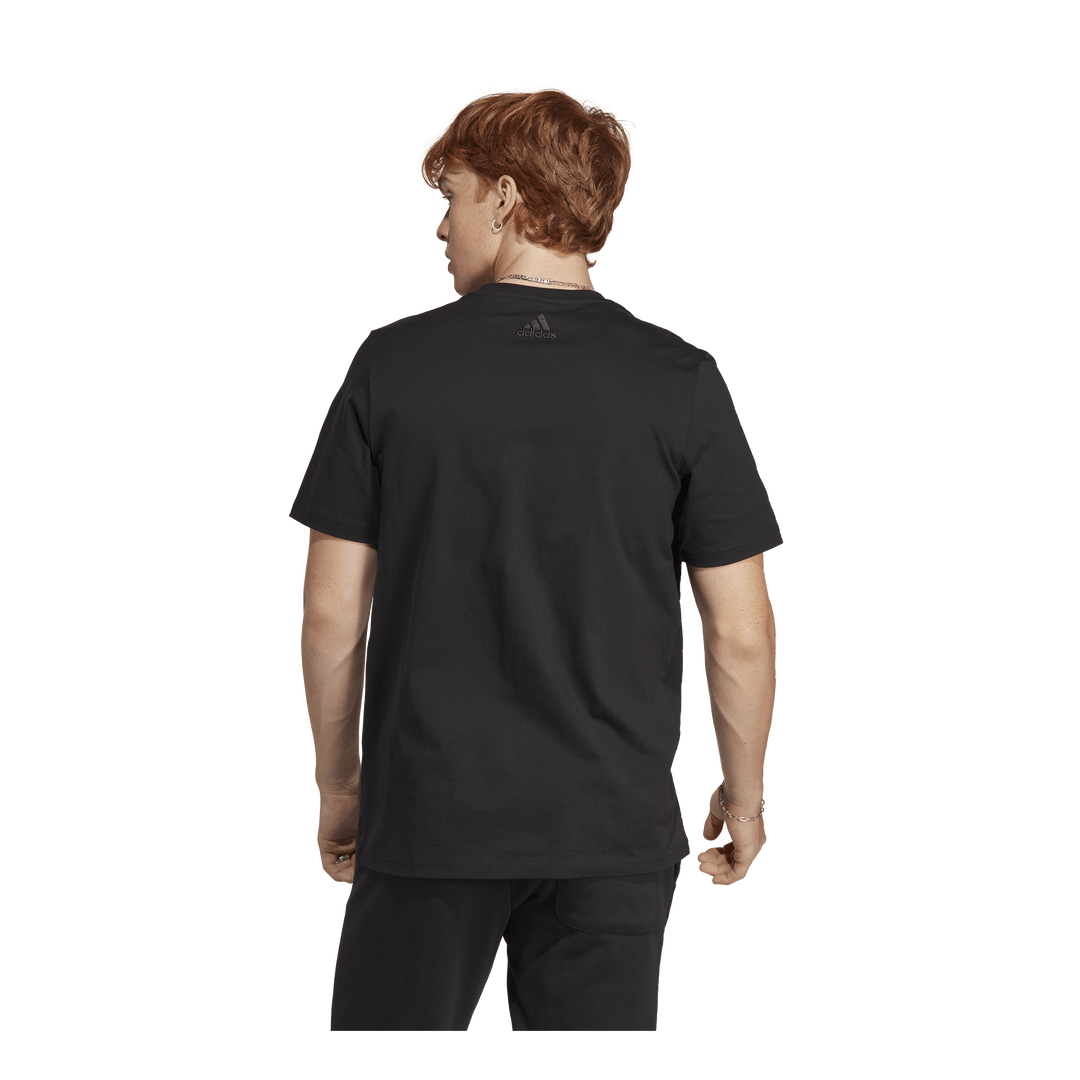 Essentials Single Jersey Big Logo T-Shirt Black / White