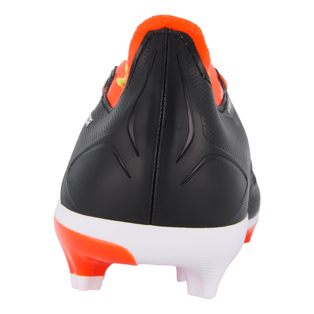 Predator League Firm Ground Football Boots Core Black / Cloud White / Solar Red