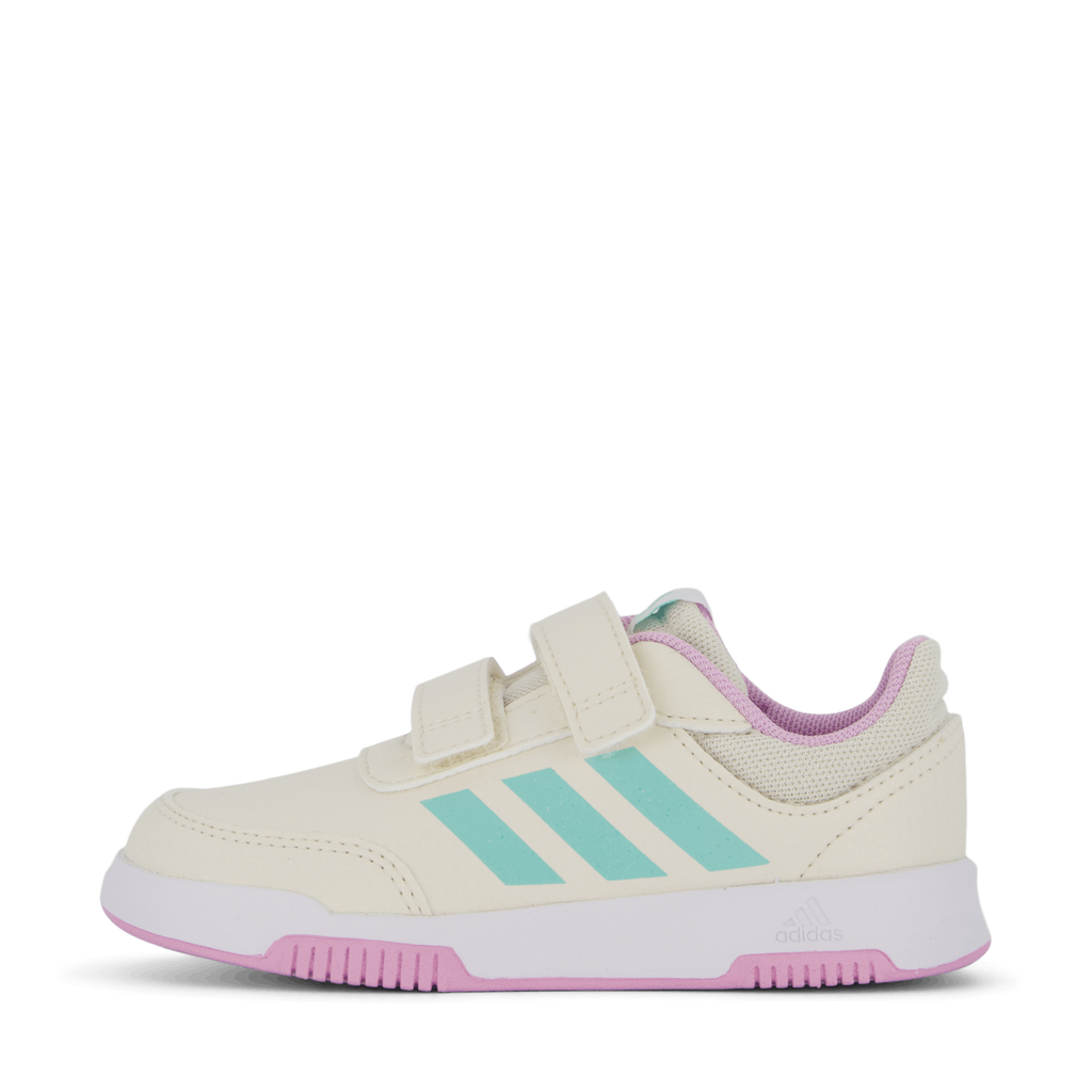Tensaur Hook and Loop Shoes Chalk White / Semi Flash Aqua / Bliss