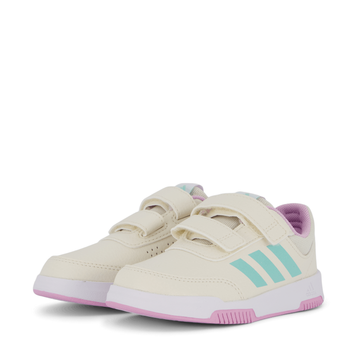 Tensaur Hook and Loop Shoes Chalk White / Semi Flash Aqua / Bliss Lilac